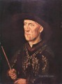 Portrait of Baudouin de Lannoy Renaissance Jan van Eyck
